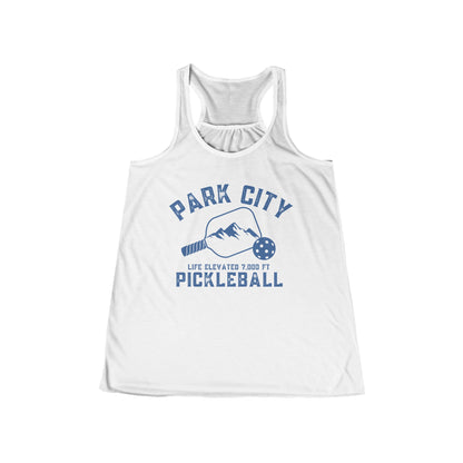 Park City Pickleball - Women's Flowy Racerback Tank