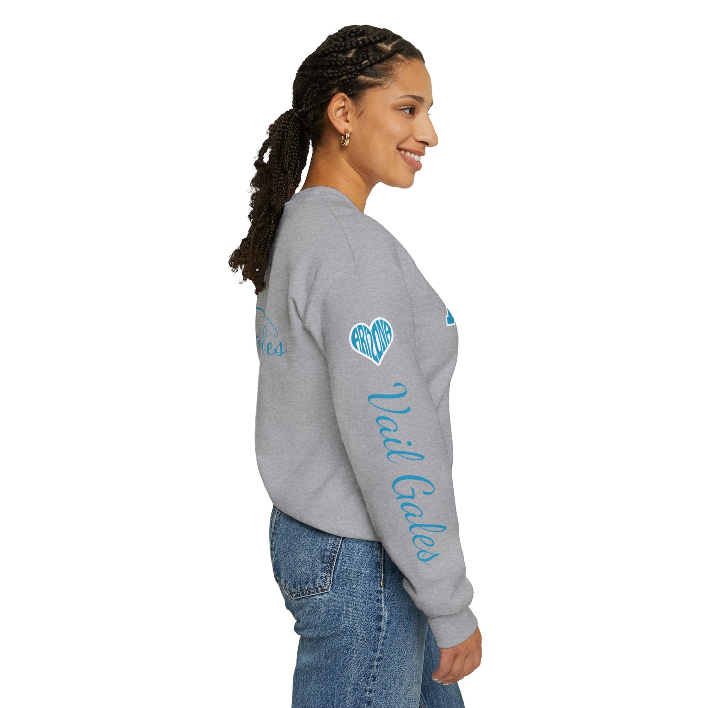 Vail Gales Pickleball Collegiate Crew Sweatshirt - Customized