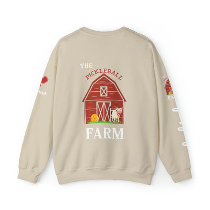 Pickleball Farm Crews - The Farm on front - Customize Sleeve, add in notes