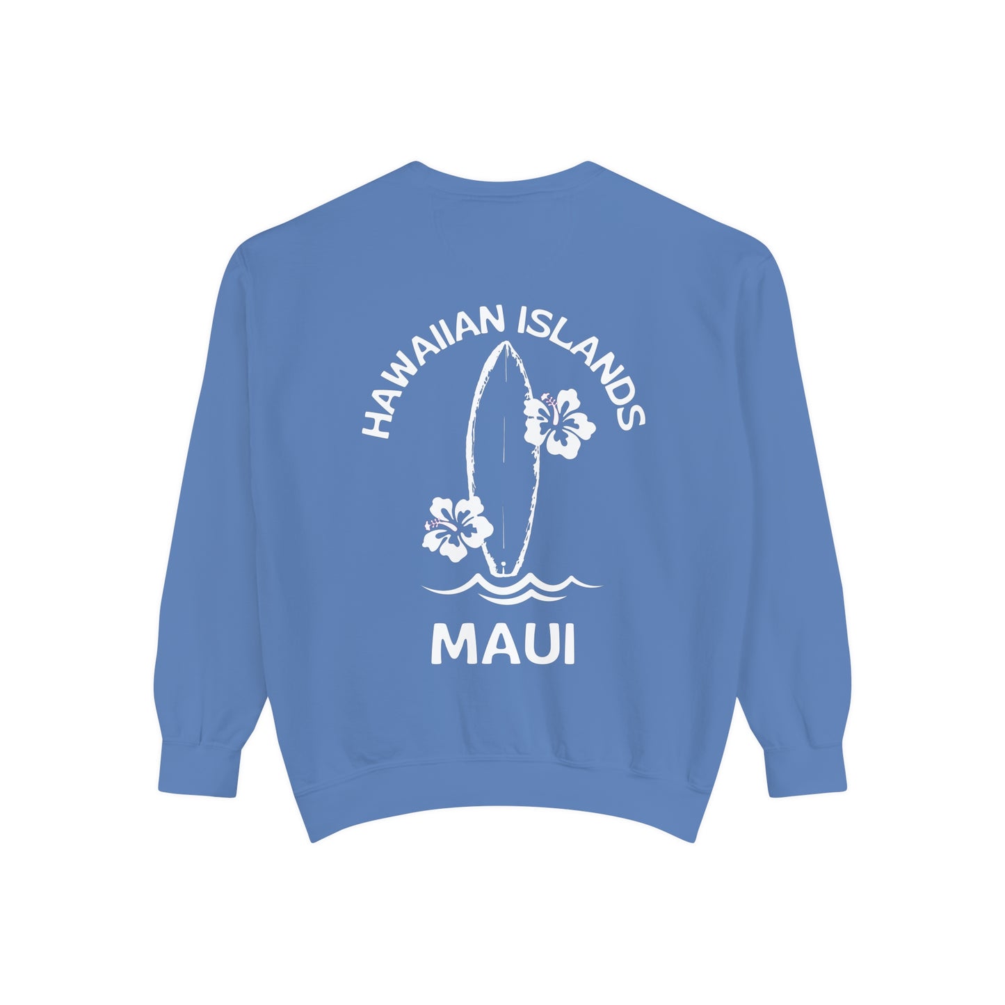 Hawaiian Islands - Maui Crew Sweatshirt - Comfort Colors