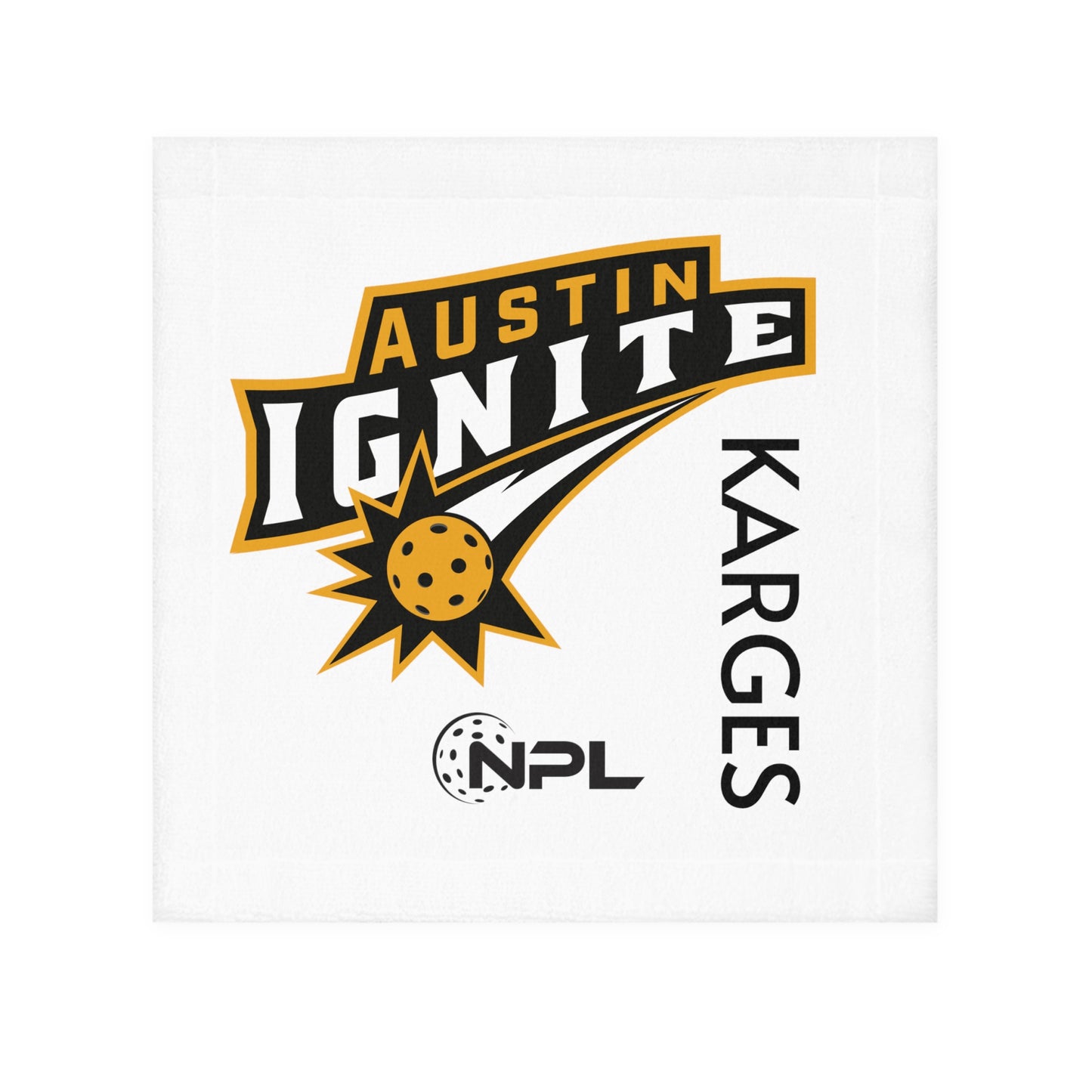 Austin Ignite NPL Team - Customized Pickleball Face Towel