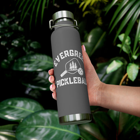 Evergreen Pickleball - Copper Vacuum Insulated Bottle, 22oz