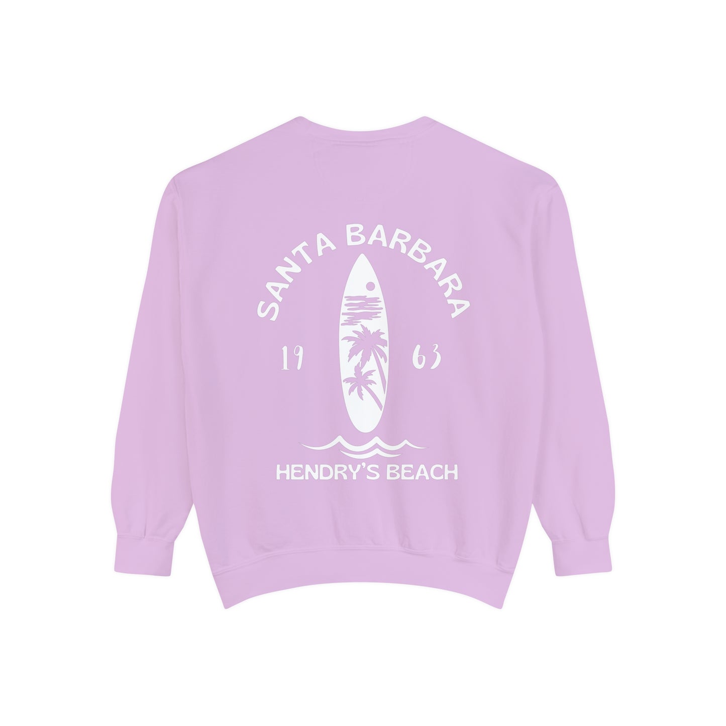 Santa Barbara Hendry’s Beach Crew Sweatshirts - Comfort Colors