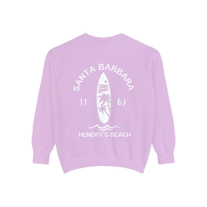 Santa Barbara Hendry’s Beach Crew Sweatshirts - Comfort Colors