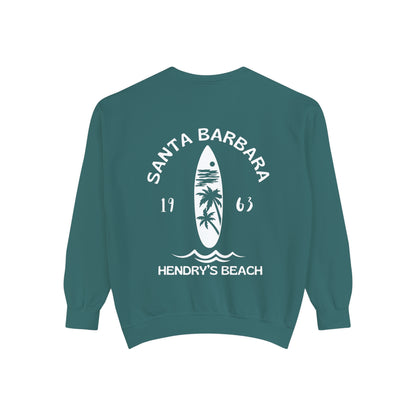 Santa Barbara Hendry’s Beach Crew Sweatshirts - Comfort Colors