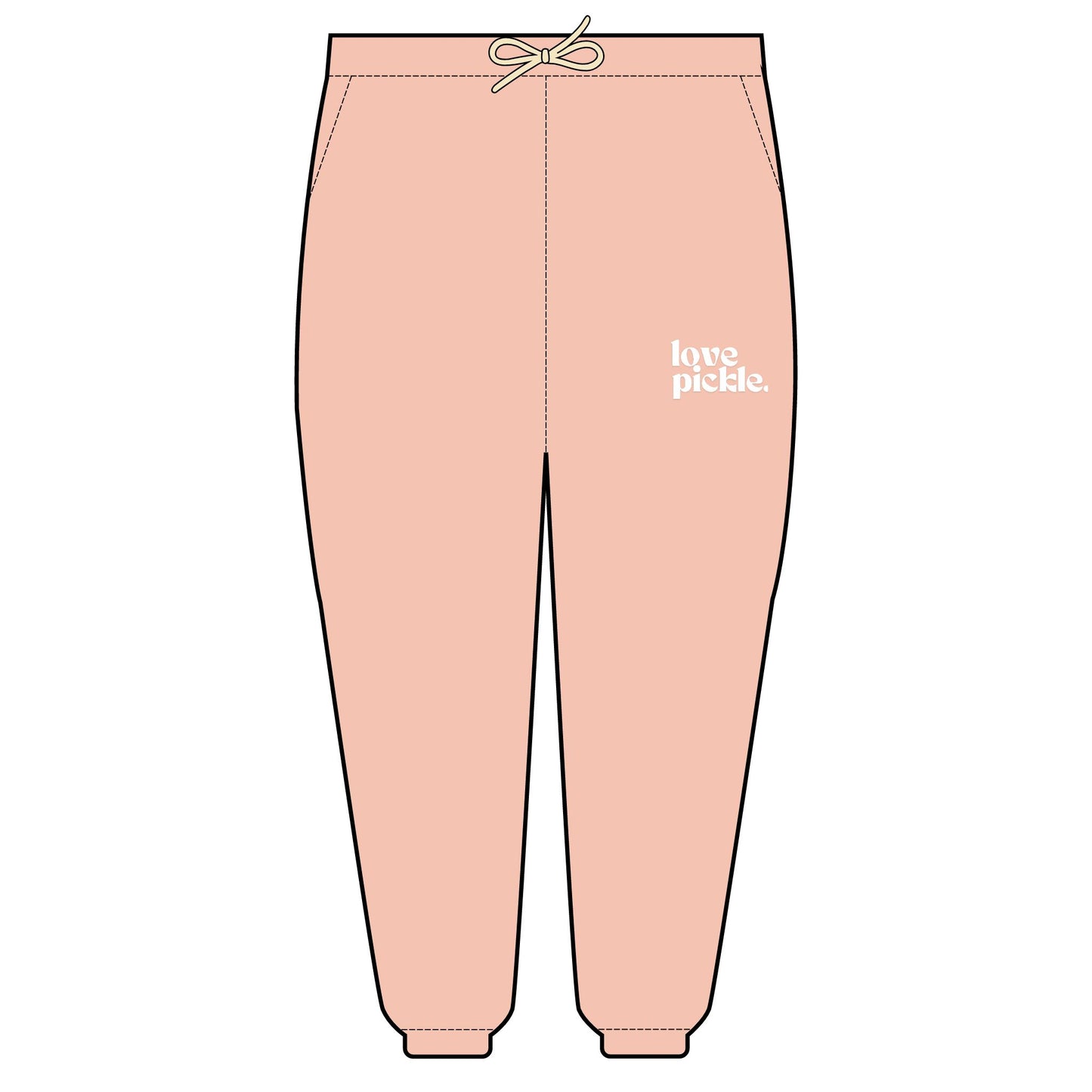 Love Pickle Unisex Garment-Dyed Lightweight Fleece Sweatpants