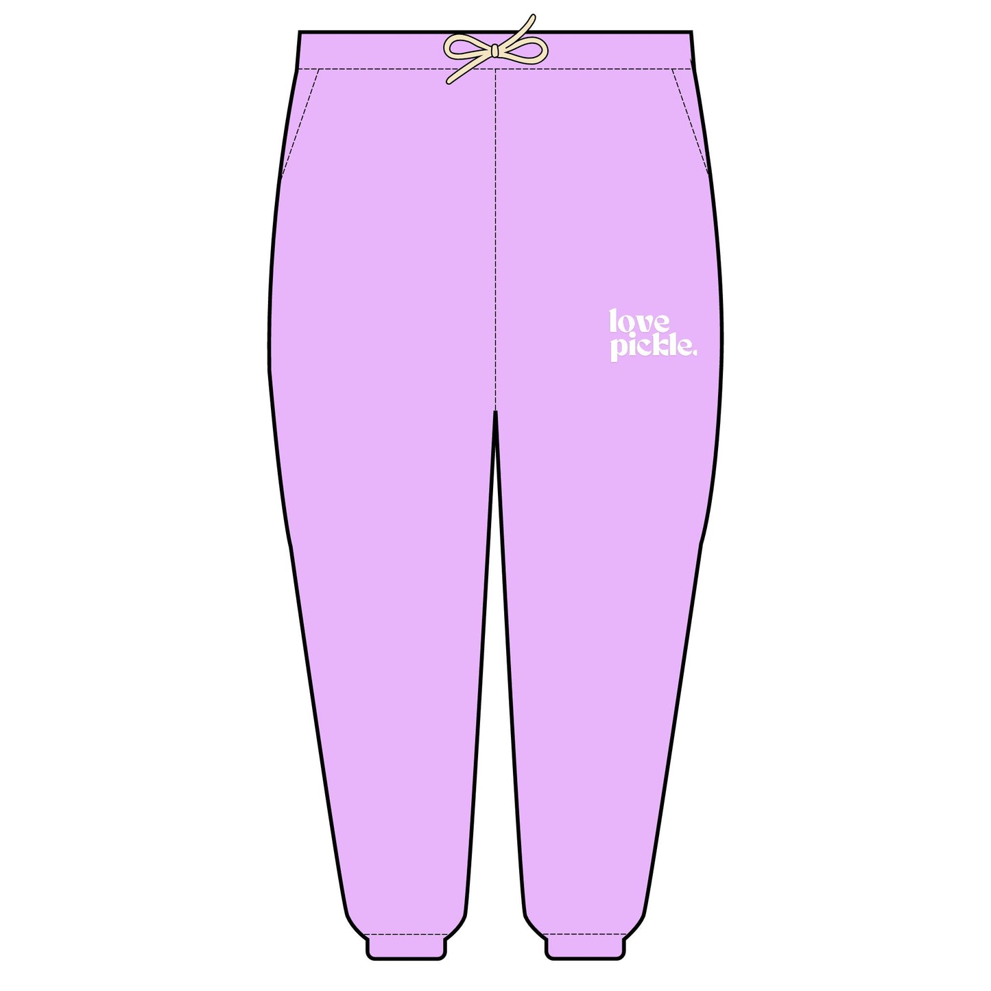 Love Pickle Unisex Garment-Dyed Lightweight Fleece Sweatpants