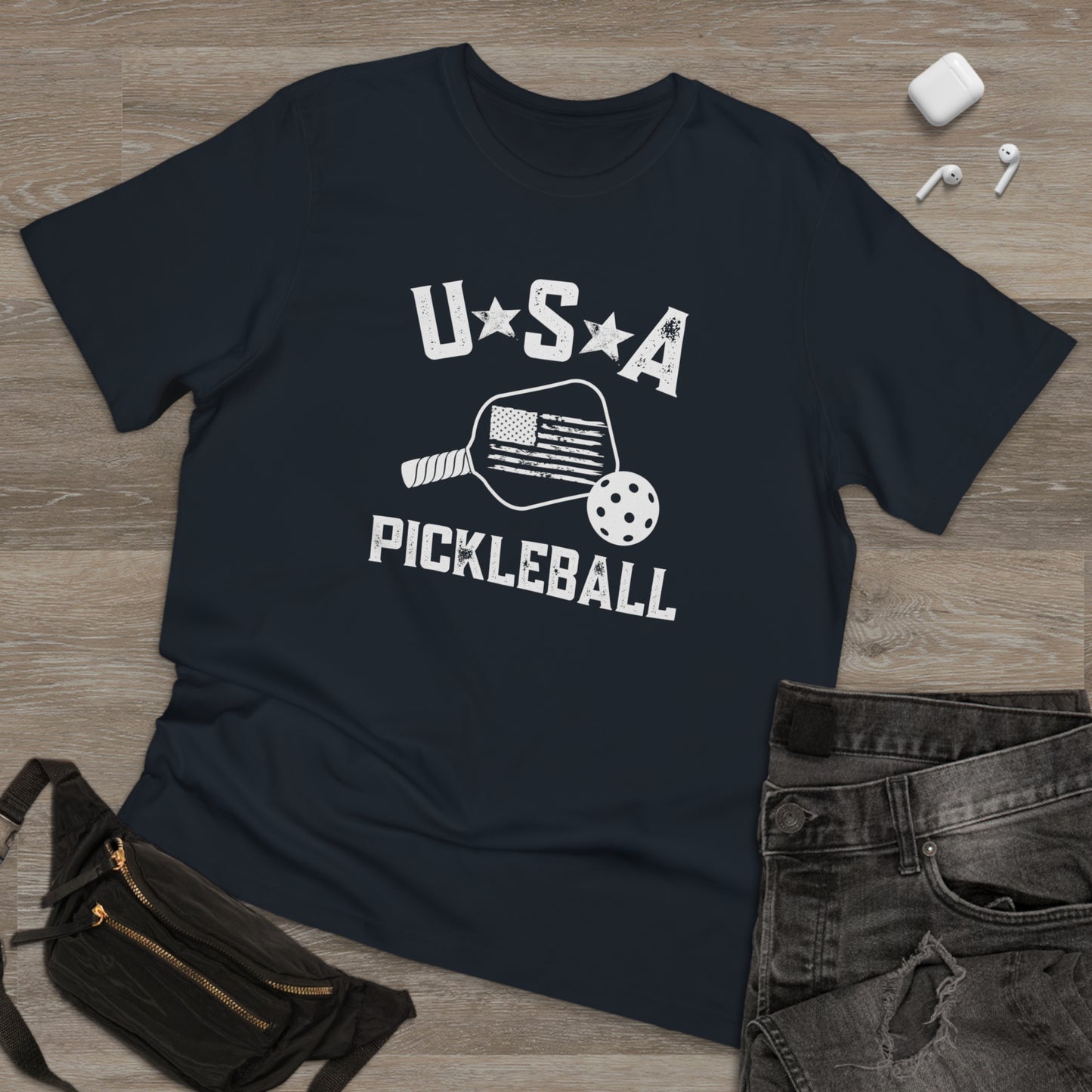 USA Pickleball Unisex Deluxe T-shirt