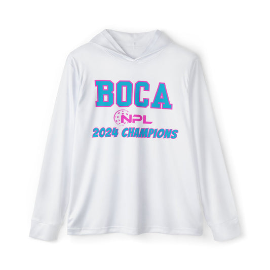 BOCA NPL Champs ‘24 - Unisex SPF 50 Sports Warmup Hoodie