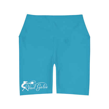 Vail Gales Pickleball - High Waisted Yoga Shorts