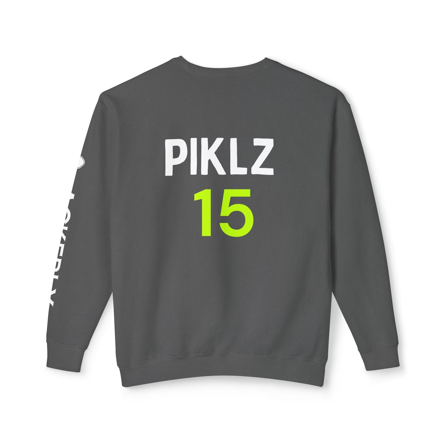 PICKLZ Garment Dyed Unisex Lightweight Crewneck Sweatshirt - add your name in instructions