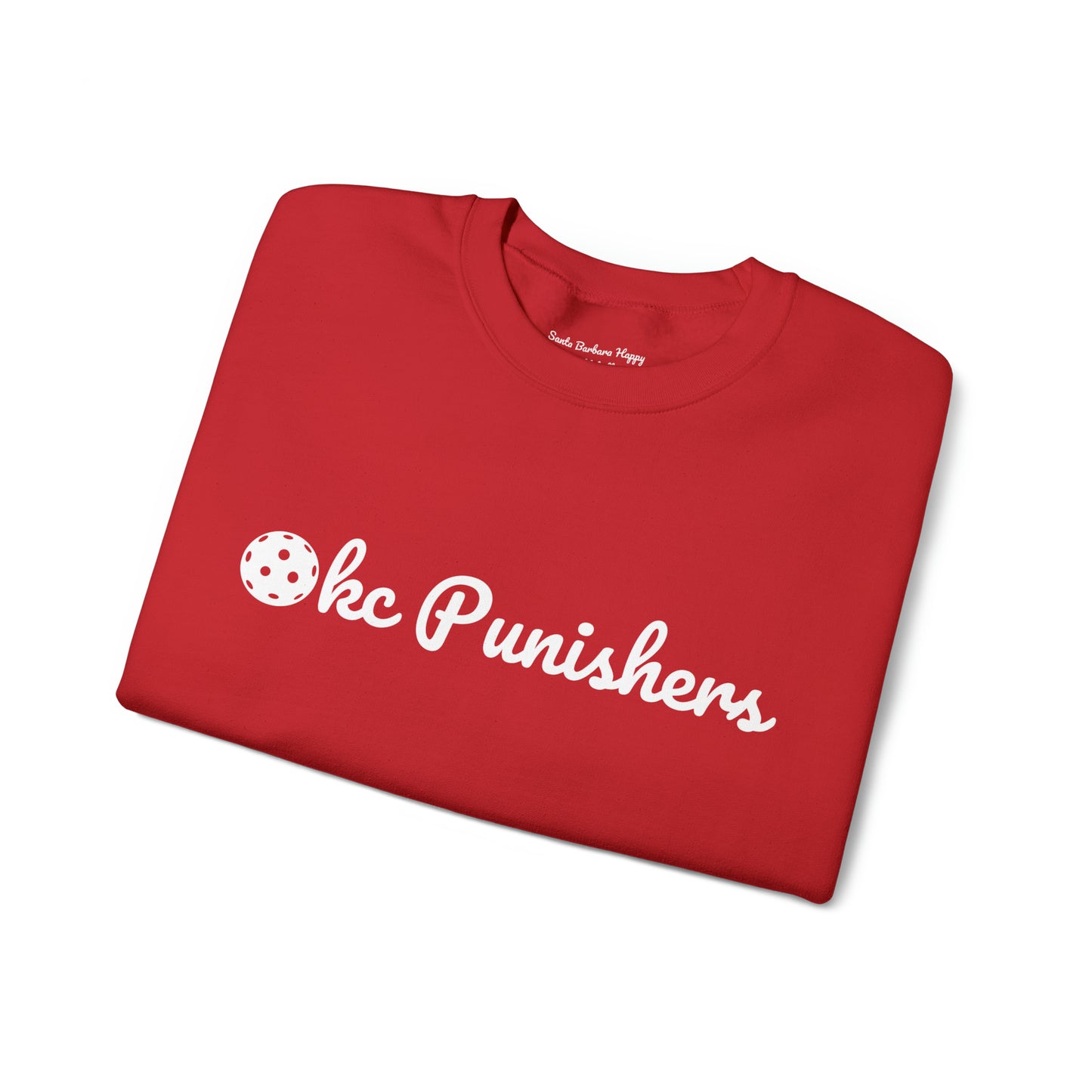 OKC Punishers Script Crew -50% cotton soft, Customize sleeve