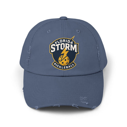 Florida Storm Unisex Distressed Hat - Printed large logo
