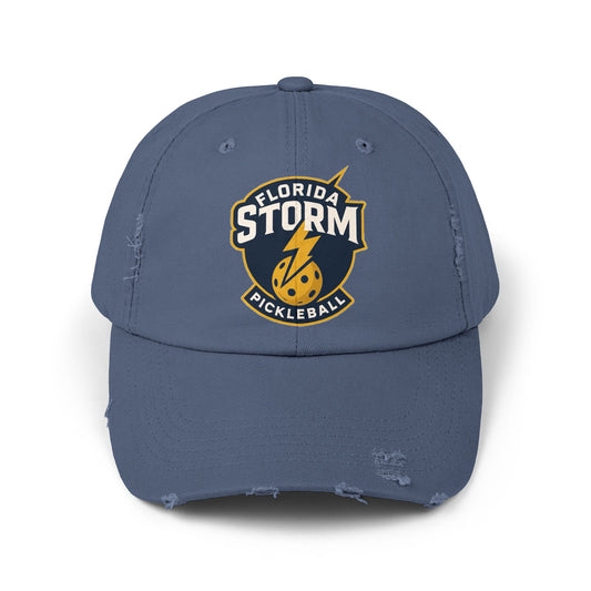 Florida Storm Unisex Distressed Hat - Printed large logo