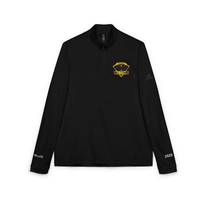 Pickleball Hall of Fame personalize your adidas® Quarter-Zip (Embroidery)- both cuffs - add name & year