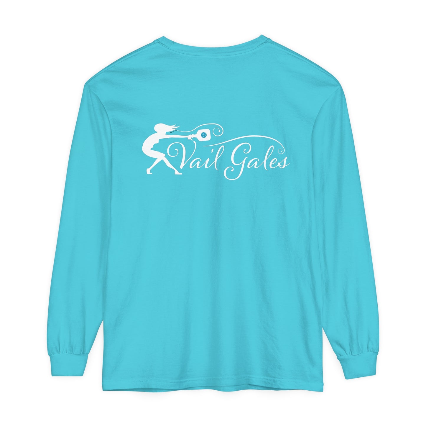 Vail Gales Pickleball Unisex Garment-dyed Long Sleeve T-Shirt