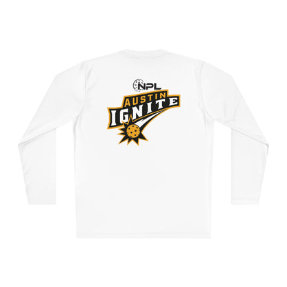 Austin Ignite NPL Team - Unisex Fuller Cut -Moisture Wicking Lightweight Long Sleeve, SPF 40 - customize back