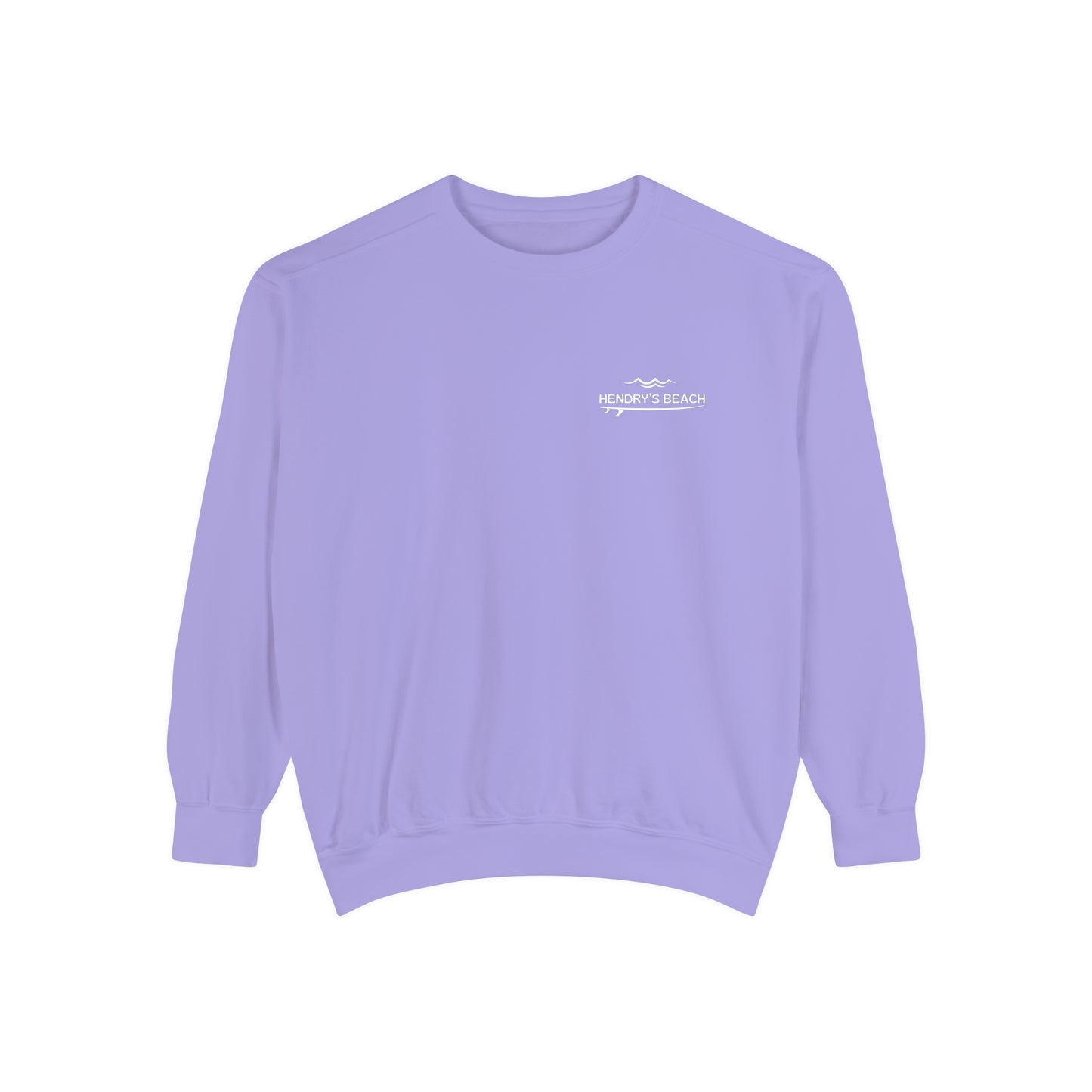 Santa Barbara Hendry’s Beach Crew Sweatshirts - Comfort Colors