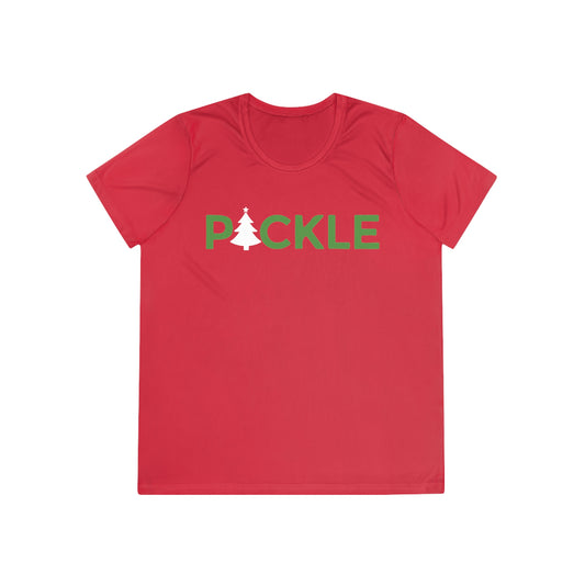 Holiday Ladies Moisture Wicking Tee SPF 35. Can customize with name