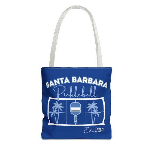 Santa Barbara Pickleball Royal Blue Bag - Court Design (Can add name to back)