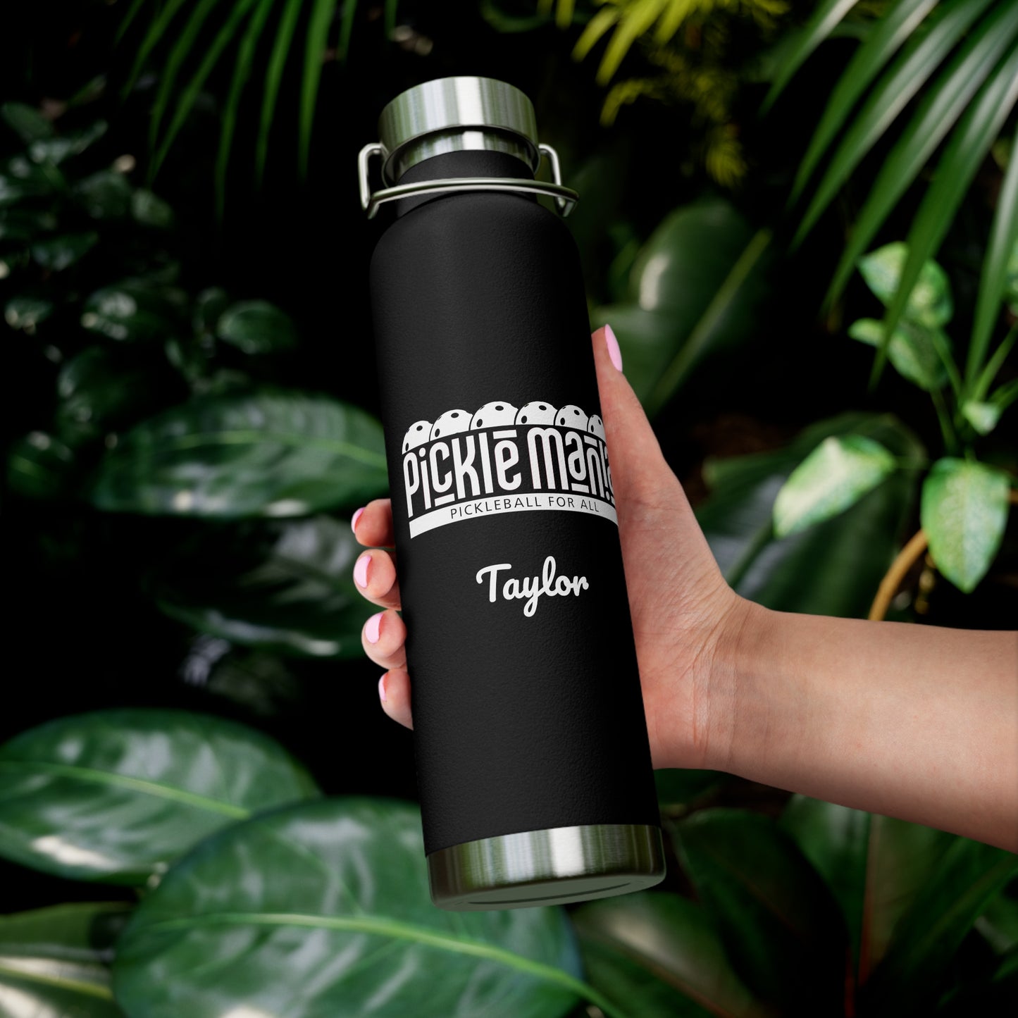 Picklemania - Customizable Copper Vacuum Insulated Bottle, 22oz