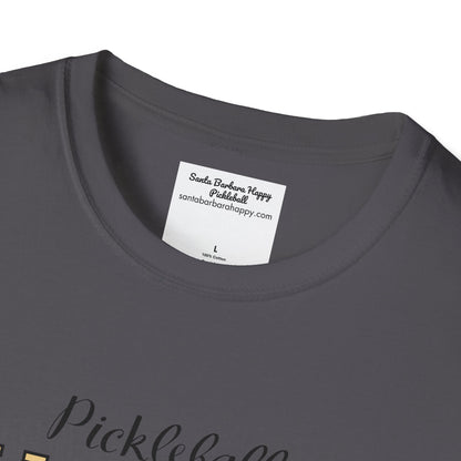 Pickleball Hall of Fame - Unisex Softstyle T-Shirt (customize with Hall of Fame name, or leave blank )