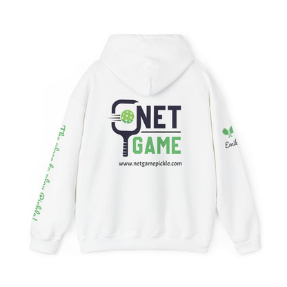 Emily Net Game Pickle  Jill 3 - White Plush Hoodie