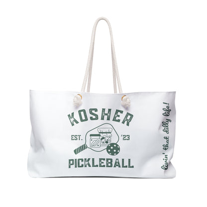 Kosher Pickleball - Weekender Bag - can customize name - add in notes