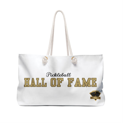 Pickleball Hall of Fame - Pickleball Weekender Bag - Add Hall of Fame name, or Blank