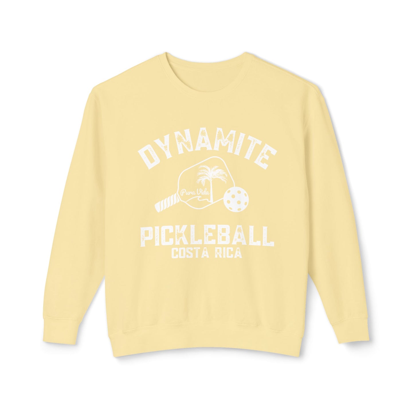 Pura Vida Garment Dyed lightweight Crew - 80% cotton