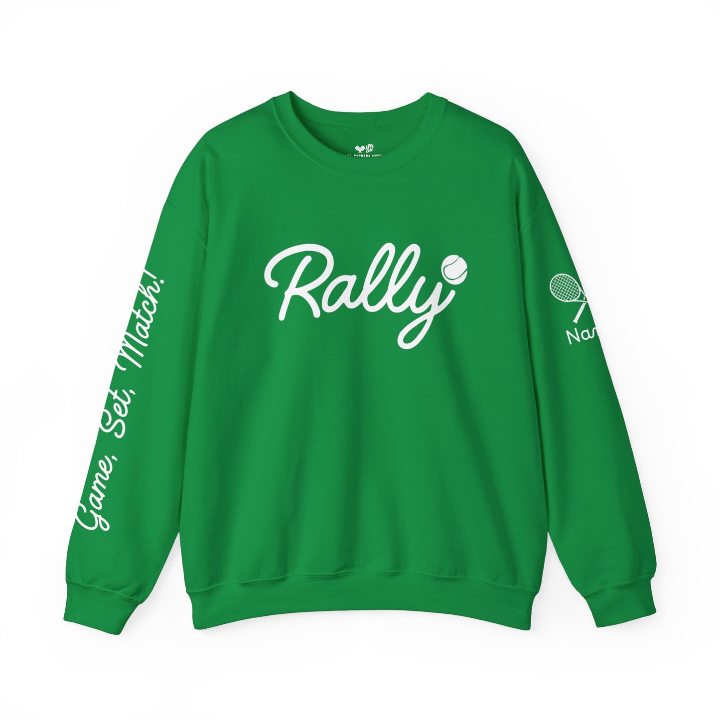 Customize my Rally (Tennis) Crew BLACK FRIDAY - add your name to sleeve