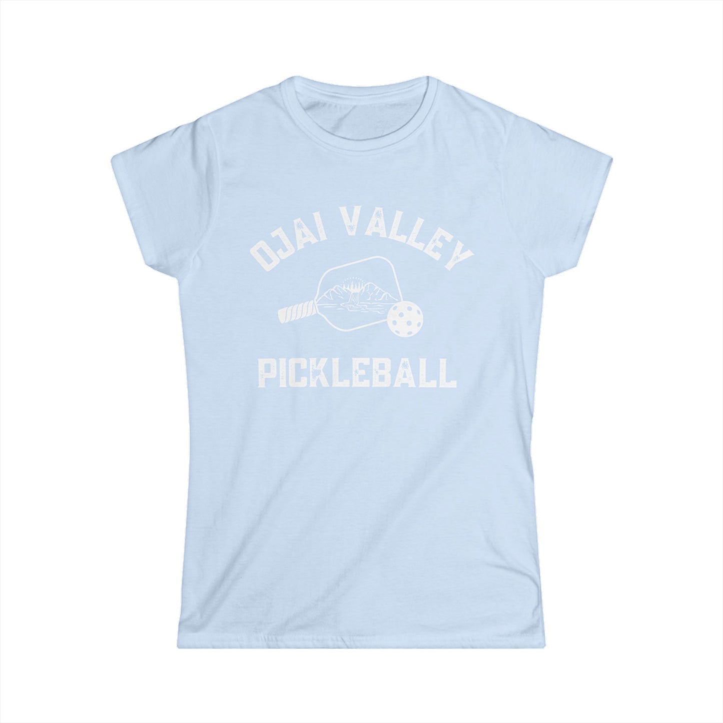 Ojai Valley Pickleball Women's Softstyle Tee
