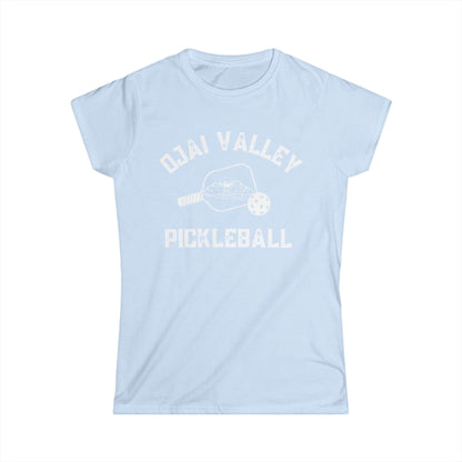 Ojai Valley Pickleball Women's Softstyle Tee