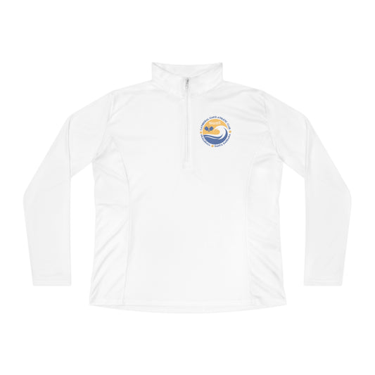 Cathedral Oaks SWELL Pickleball - Ladies Moisture Wicking - Quarter-Zip Pullover (can add name back free)