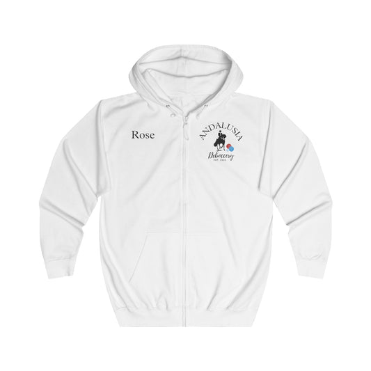 Copy of Andalusia Zip Up - 80% cotton/20 % poly Unisex Hoodie