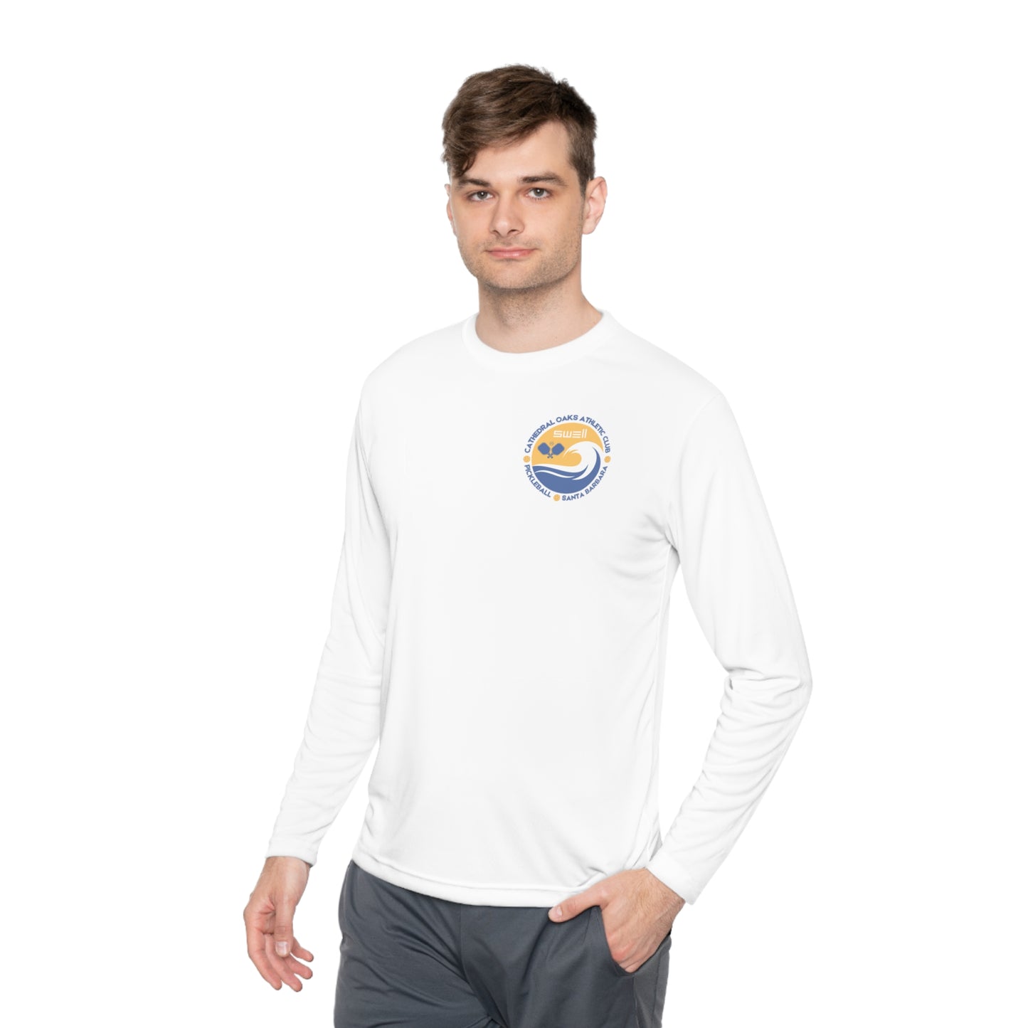 Cathedral Oaks SWELL Pickleball - Men’s/Unisex Lightweight Long Sleeve Tee - add name on front or back