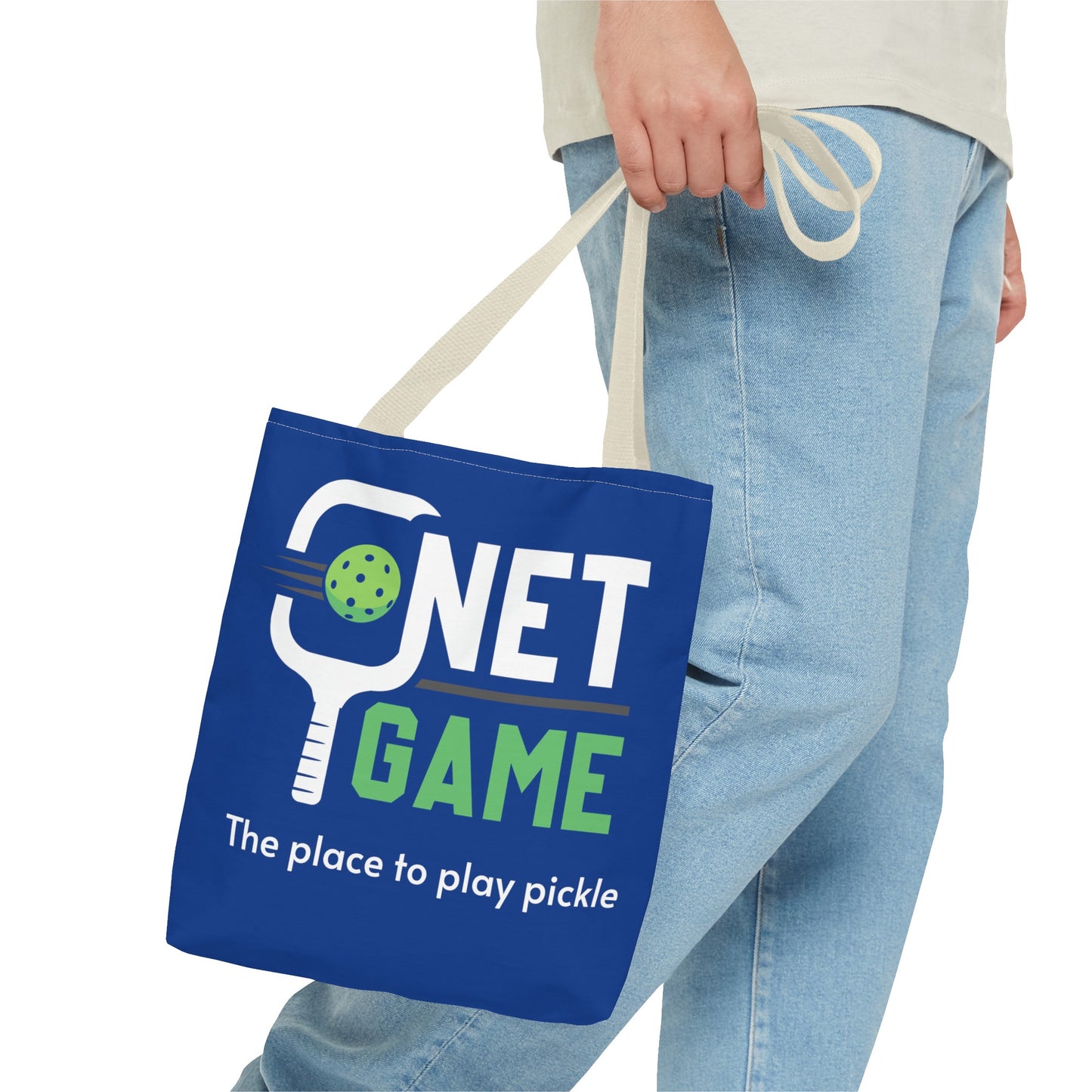 Net Game 13 x 13 Royal Bag - choose white handles