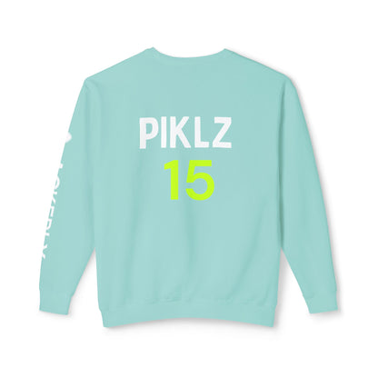 PICKLZ Garment Dyed Unisex Lightweight Crewneck Sweatshirt - add your name in instructions