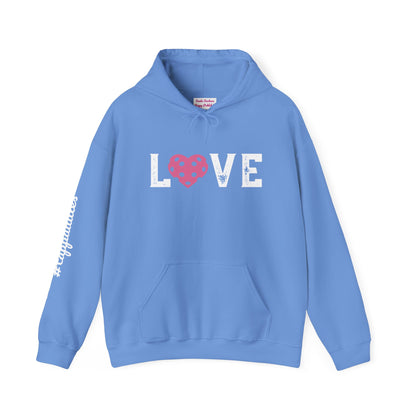 Kara’s LOVE Hoodie - #tappaddles. customize sleeves & back - add in notes