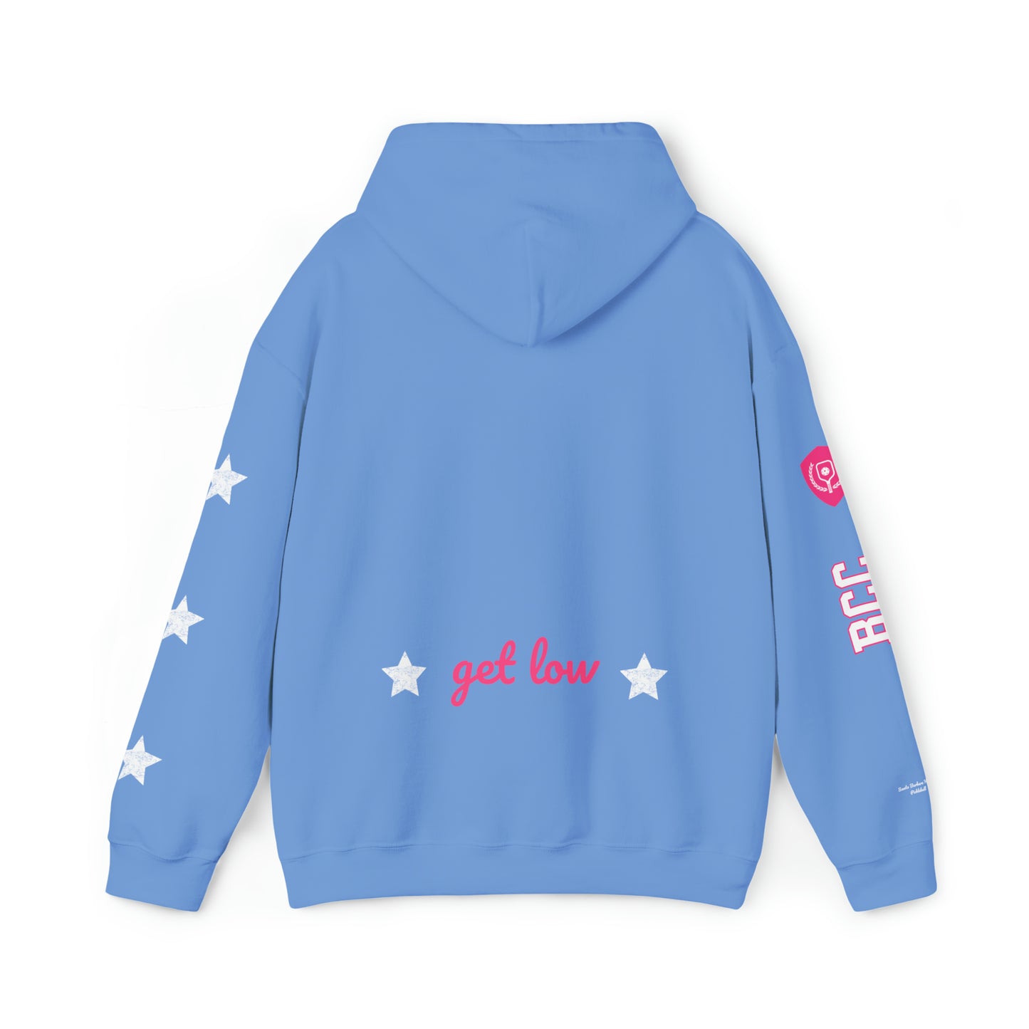 PADDLE Hoodie - PINK writing - 4 sides customized