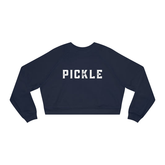 Pickle - Blue & White Distressed   - Crop Crew