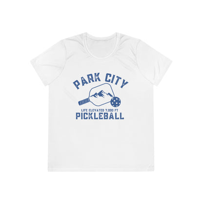 Park City Pickleball - SPF 40, Moisture Wicking - Ladies Competitor Tee