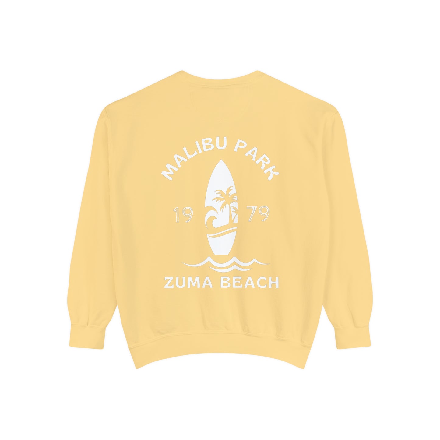 Malibu Park Zuma Beach Crew Comfort Colors - 1979