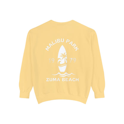 Malibu Park Zuma Beach Crew Comfort Colors - 1979