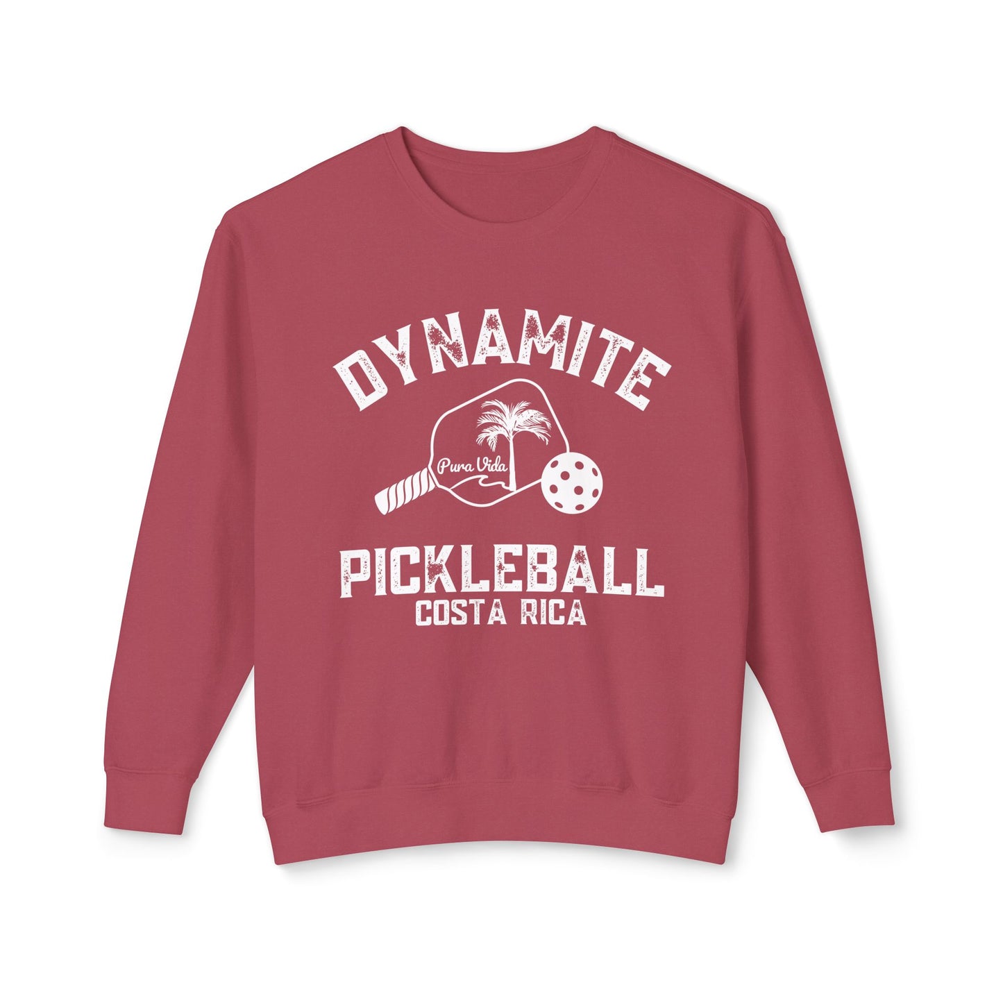 Pura Vida Garment Dyed lightweight Crew - 80% cotton