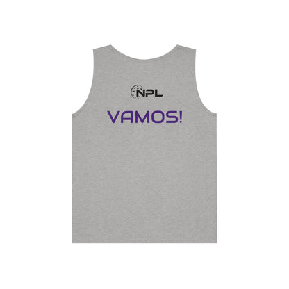 Boca Raton Picklers Men’s  - NPL Team Cotton Tank - customize back or keep VAMOS!