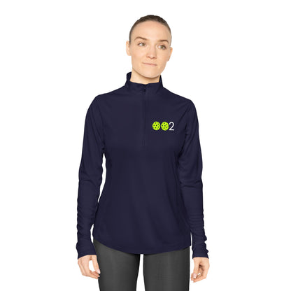 PICKLZ Ladies Quarter-Zip Pullover - add your number in instructions