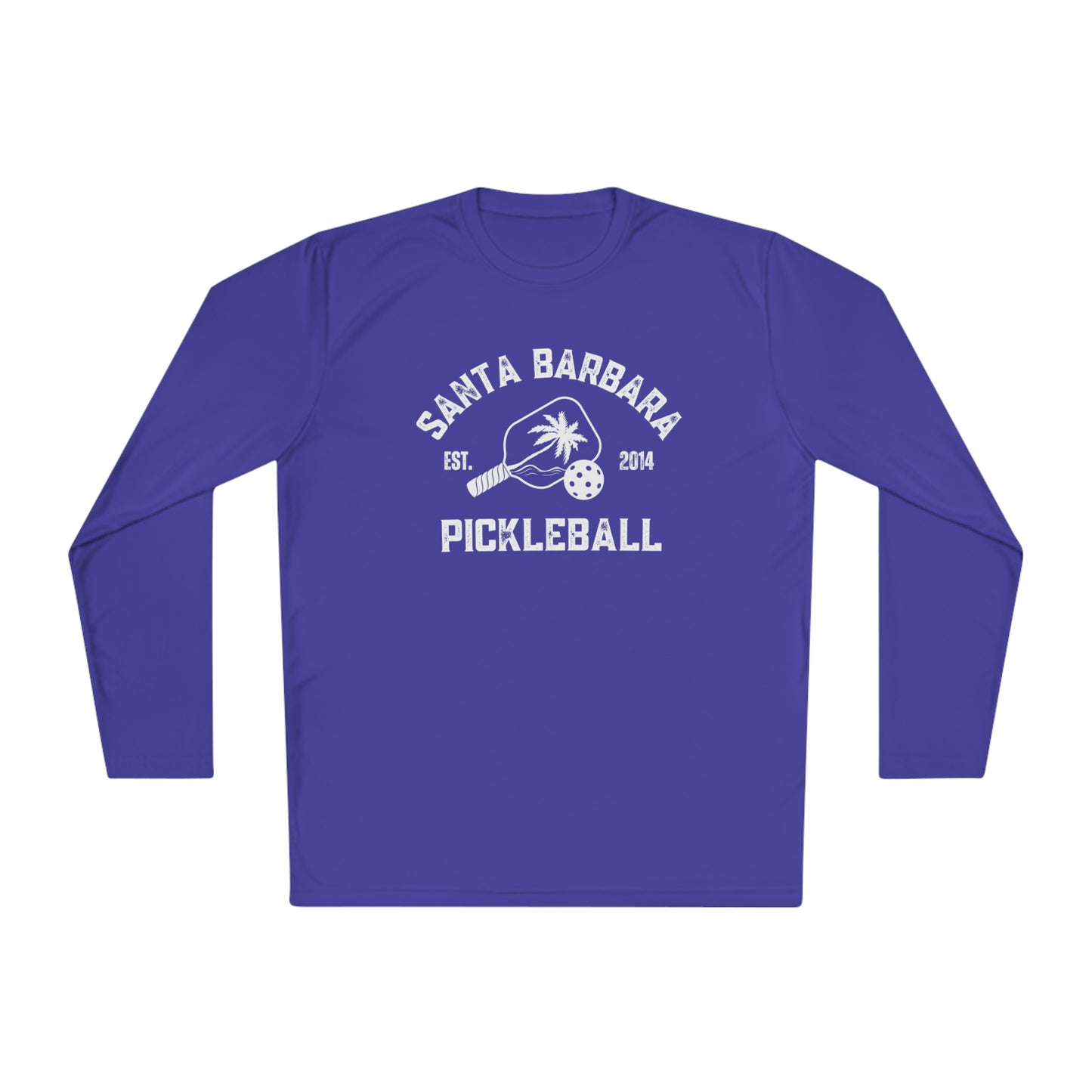 Santa Barbara Pickleball - Dark colors- Unisex Lightweight Long Sleeve Tee Moisture Wicking