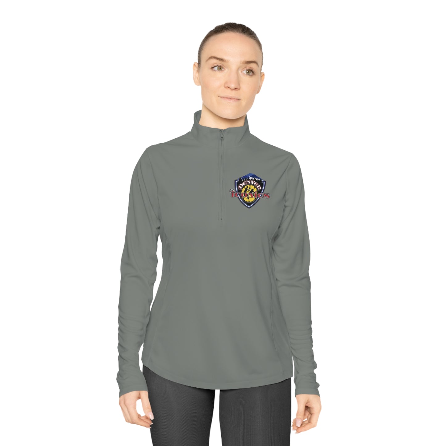 Denver Iconics NPL Team - Ladies Quarter-Zip, Moisture Wicking, SPF 40 (customize your name)