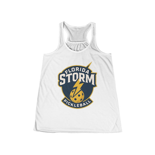 Florida Storm Bella Canvas Women's Flowy Racerback Tank - Add name -poly/cotton